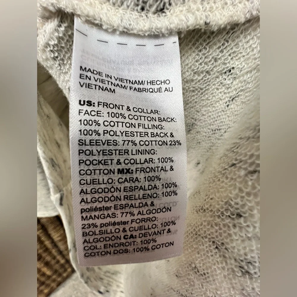 Chico's Cream Cowl Neck Sweater with‎ Textured Knit- Size: 1